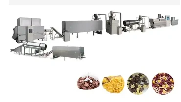 Linha de produção de flocos de milho para cereais matinais