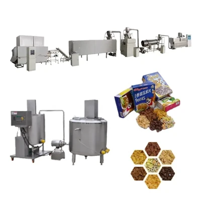 Máquina para fazer flocos de milho para cereais matinais