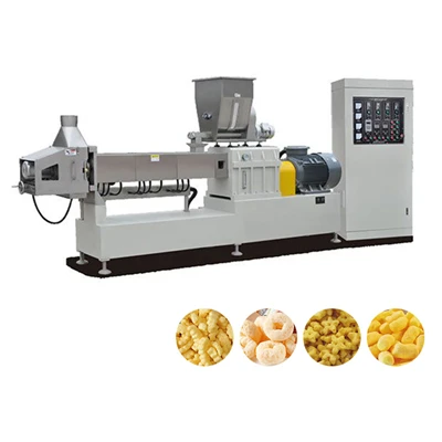 Linha de produção de salgadinhos tufados não fritos