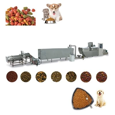 Máquina totalmente automática de produção de alimentos para cães